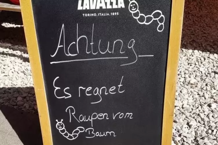 Ein Warnschild im Blies bad. Foto: ier