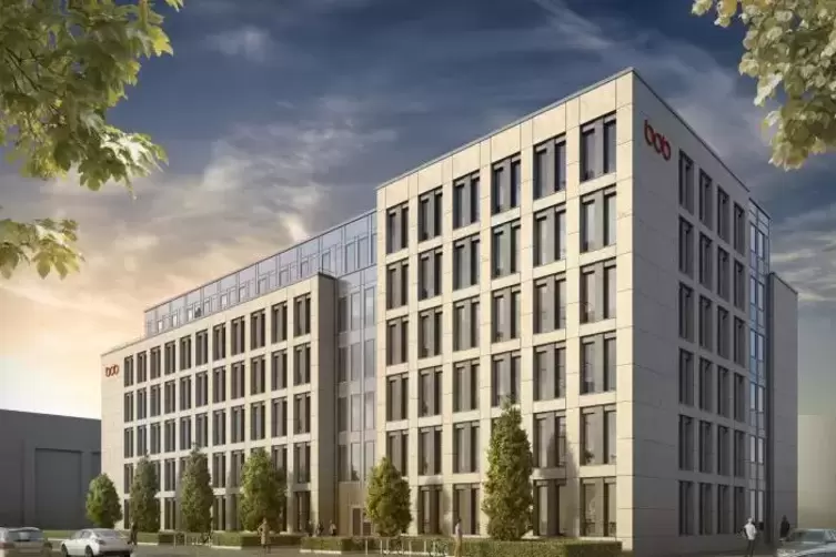 So soll das Geb&auml;ude nach seiner Fertigstellung im Februar 2020 aussehen.  Entwurf: BOB AG/J. Schneider