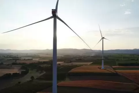 Windräder bei Freckenfeld. Foto: van