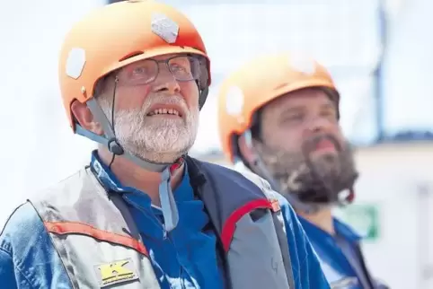 Für den Dürkheimer Rainer Blendin (links) ist es die vierte Mission für Sea-Eye.
