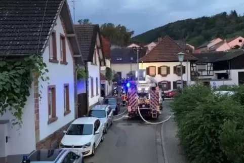 Die Feuerwehr war mit einem Großaufgebot vor Ort.  Foto: Feuerwehr 