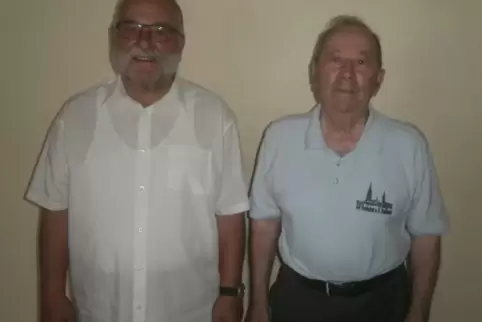 Heribert Laubersheimer und Arno Ehnes. Foto: Jopa
