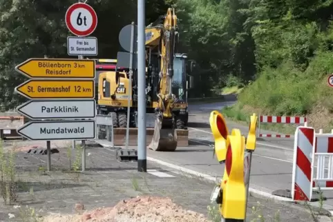 Noch bis 31. Juli bleibt die B 427 von Bad Bergzabern nach Birkenhördt voll gesperrt. Foto: Iversen