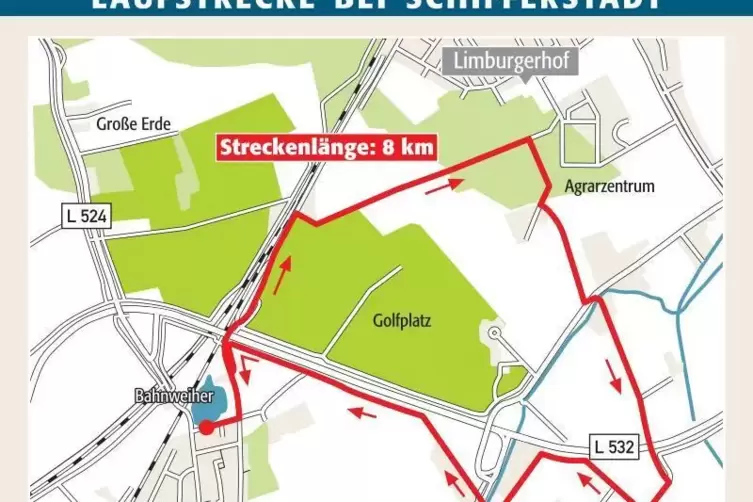 Der Streckenverlauf.  Grafik: Helga Dostal