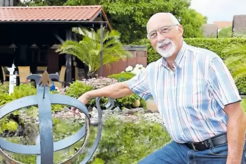 Mehr Zeit für seinen „Lieblingsort“, den Garten: Friedrich Strack .