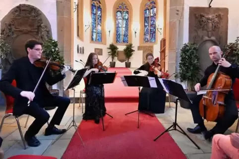 Das Arenas Quartett spielt Schubert: Konzert in der Gotischen Kapelle in Speyer. Foto: Lenz