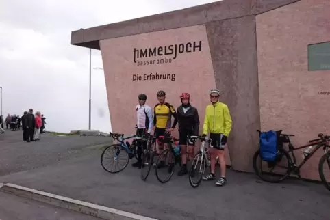Noch schnell ein Foto bevor es nach Italien weiter geht.  Fotos (4): Richter/frei