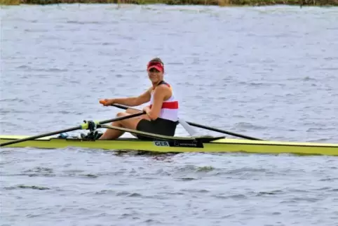 Glücklich: Alicia Bohn nach dem Vorlauf. Foto: RGS/frei