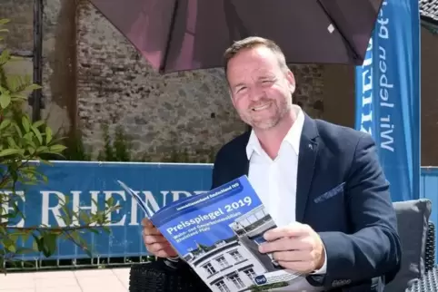 „Wir liegen strategisch sehr gut“, sagt Immobilienwirt Markus Mayer. Gute Chancen für die Stadt, zu wachsen.  Foto: Stepan