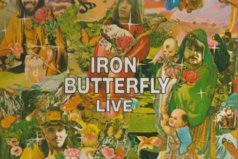 Das Plattencover des Livealbums von Iron Butterfly.  Foto: Kraus