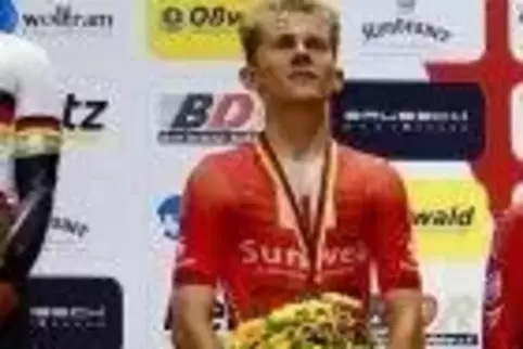 Bronze im Punktefahren: Martin Salmon. Foto: Wiesner