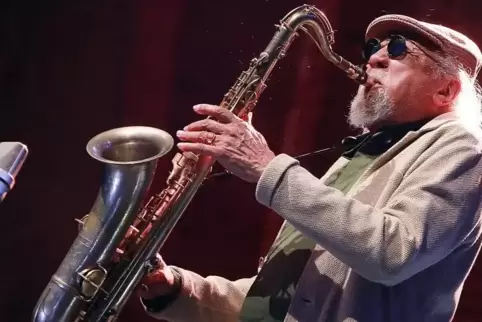 Charles Lloyd beim Konzert auf der Limburg.  Foto: Engwicht