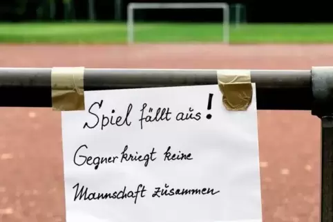 Außer Spesen nichts gewesen: Solche lapidaren Hinweise soll es auf Fußballplätzen im Westen und Südwesten Deutschlands nicht meh