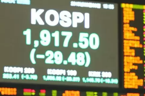 Der Korea Composite Stock Price Index ist auf den niedrigsten Stand seit 2016 gesunken ist. Als Grund wird die Eskalation des Ha