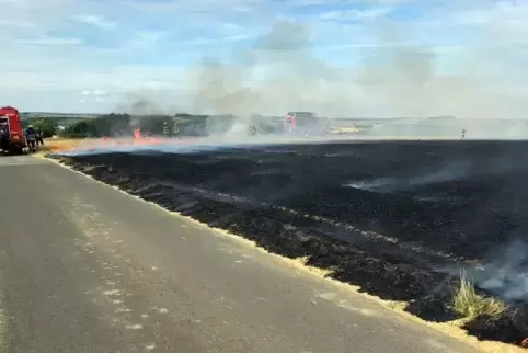 Der Brand wurde gegen 16.30 Uhr gemeldet. Foto: Moschel