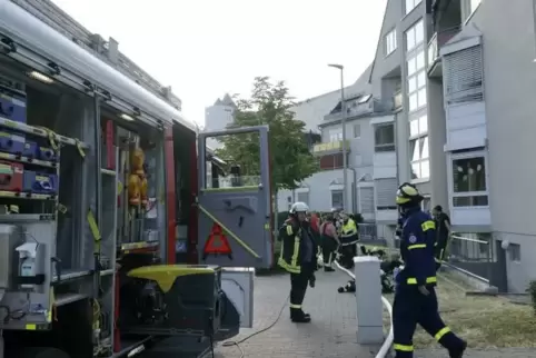 Die Feuerwehr musste Mitte Juli das Heim im Pfalzring evakuieren.  ArchivFoto: BOLTE