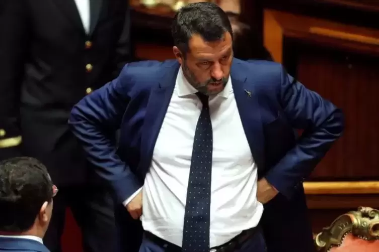 Matteo Salvini sieht keine Zukunft mehr für das Regierungsbündnis mit der Fünf-Sterne-Bewegung.  Foto: REUTERS