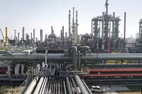 Blick aufs Werksgelände. Foto: BASF