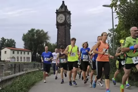 120 Staffeln nehmen am Staffellauf des Ludwigshafener Laufclubs am 23. August auf der Parkinsel teil. Foto: KUNZ