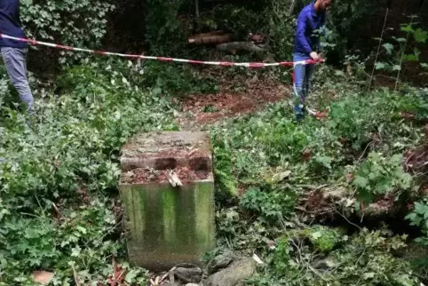 Die alte Brücke im Wildensteiner Tal ist abgebaut. Foto: TEUBER