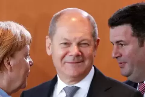 Olaf Scholz im August 2019 bei einer Kabinettssitzung in Berlin.  Foto: Fabrizio Bensch/REUTERS