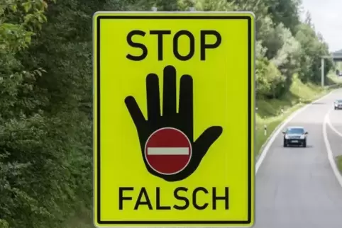 Durch das beherzte Eingreifen des Lkw-Fahrers konnte Schlimmeres verhindert werden.  Foto: dpa