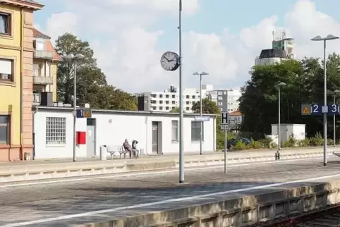 Auf dem Zweibrücker Bahnhof soll die Angeklagte ihr Opfer im April auf die Gleise geschubst haben.  Foto: Moschel