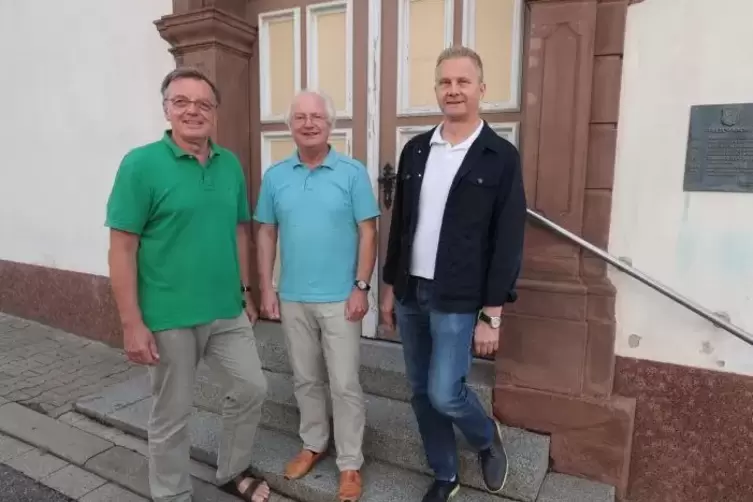 Mitglieder des Zukunftsausschuss des Kulturvereins, von links: Klaus Petry, Volker Handwerk und Jürgen Wageck. Foto: Benndorf