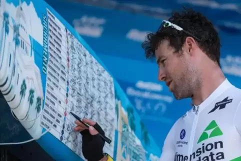 Zugpferd auf den Bahnen in Ludwigshafen-Friesenheim, Dudenhofen und Mannheim: Supersprinter Mark Cavendish. Foto: Imago-Images/Z