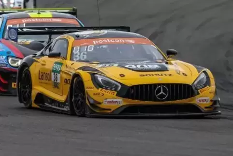 Der Schütz-Mercedes kam im GT Masters in beiden Rennen in die Punkte. Foto: ADAC Motorsport/frei