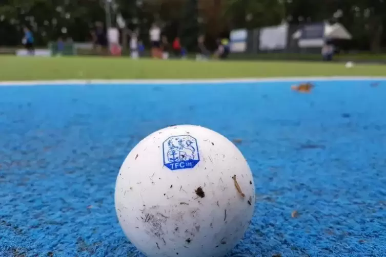 Hockeyball: aufgelesen beim TFC-Sommerfest. Foto: ier
