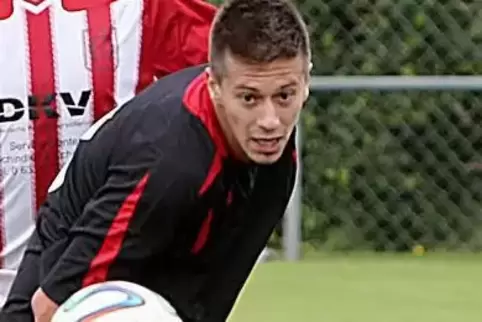 Jonas Guhmann, als er noch für Billigheim spielte.  Foto: Iversen