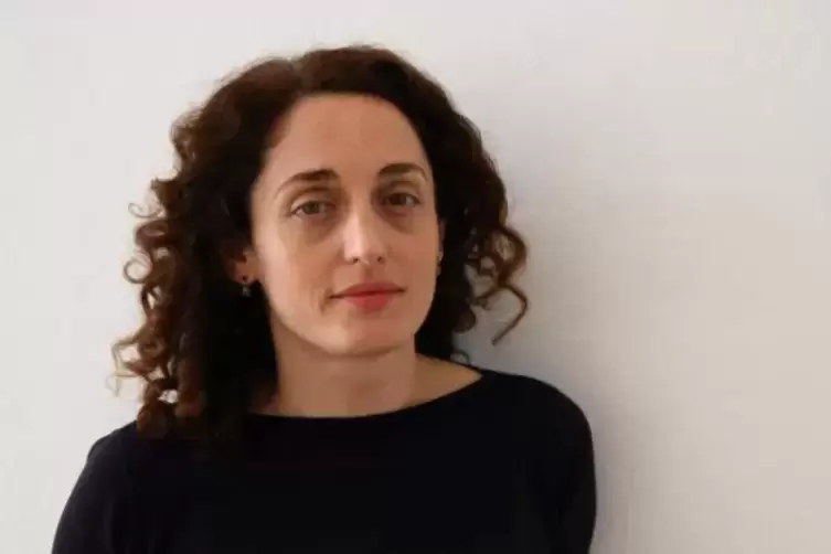 K&uuml;nstlerin mit ber&uuml;hmten Namen: Eva Jospin.  Foto: Andreas Danner