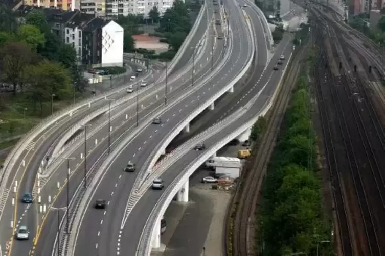 Blick auf die Hochstra&szlig;e S&uuml;d. Foto: KUNZ