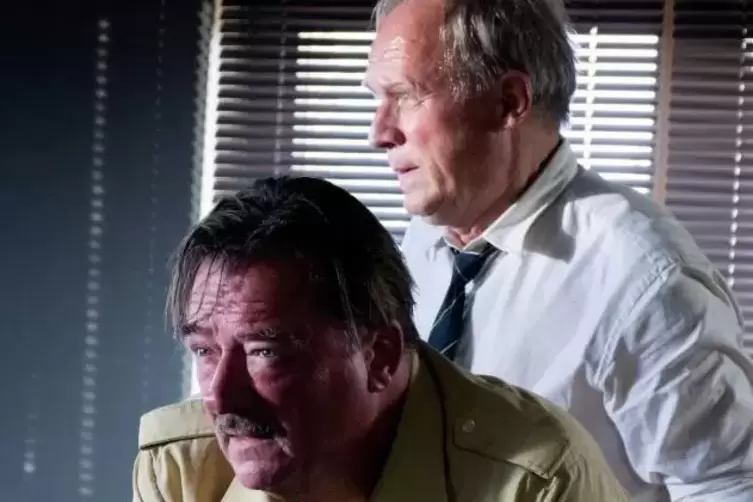Alte Freunde: Peter Kurth als Brenner und Ulrich Tukur als Murot.  Foto: HR