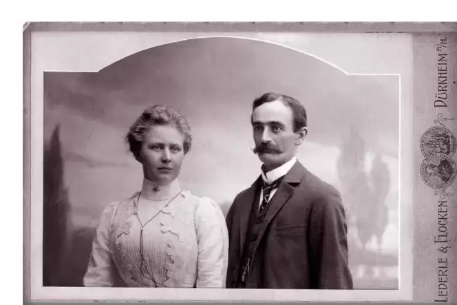 Trumps Großeltern: Elisabeth und Friedrich Trump. Foto: Archiv