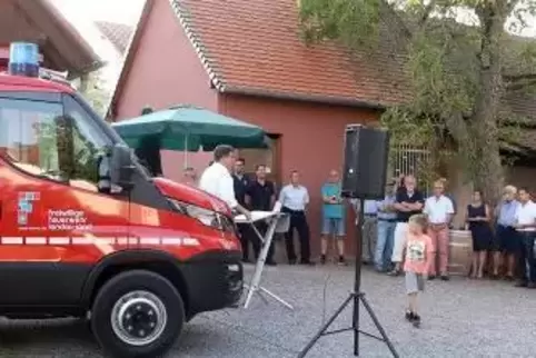 Das neue Feuerwehr-Fahrzeug hat 134.000 Euro gekostet Foto: Iversen