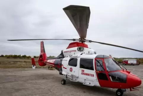 Der Rettungshubschrauber der Johanniter fliegt womöglich doch bis zum 30. September weiter. Foto: VIEW