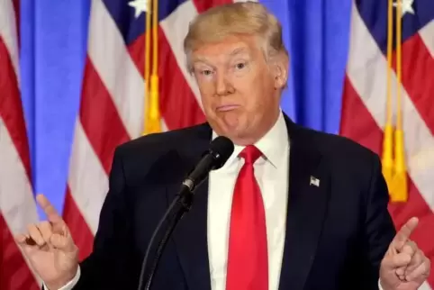 Kommt er? Oder kommt er nicht? Donald Trump. Foto: dpa