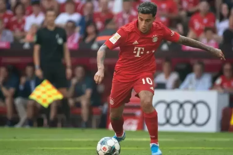 Philippe Coutinho mit seinem Startelfeinsatz. Foto: dpa