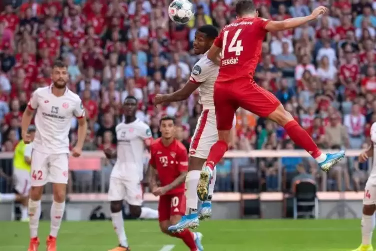 Auch Neuzugang Ivan Perisic traf erstmals im Bayerntrikot. Foto: dpa