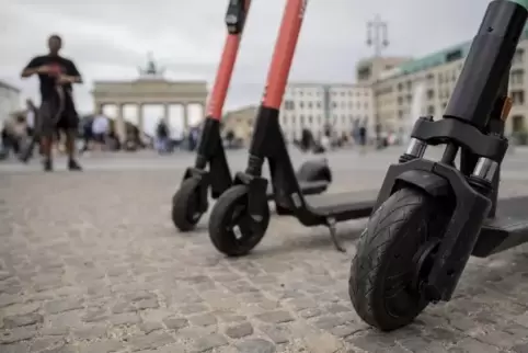 Nicht jeder freut sich über das neue Verkehrsmittel.  Foto: Christoph Soeder/dpa