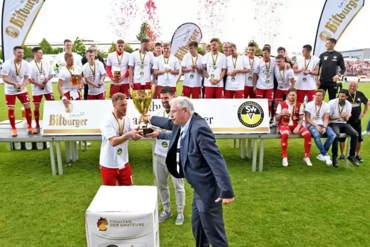 Titelverteidiger: Am 25. Mai hat der FCK das Finale gegen Wormatia Worms gewonnen.  Foto: Buchholz