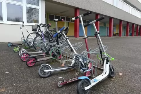 Das angefahrene Kind war auf einem Tretroller unterwegs. Foto: Lenz