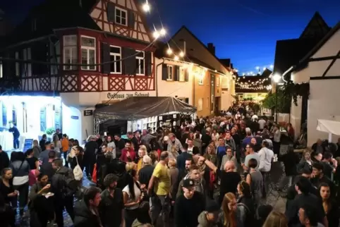 Stimmungsvoll: die Kulisse beim Speyerer Altstadtfest. Foto: Lenz