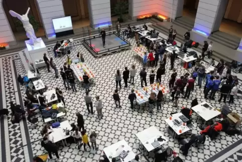 Die Robotik-AG hatte in Berlin den zweiten Platz belegt.  Archivfoto: igs