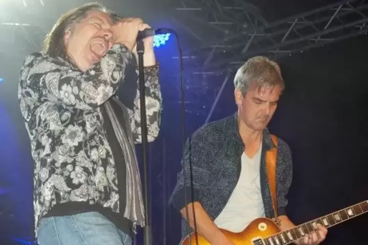 Michael Dorp (links) und Ralph Glodek wie einst Robert Plant und Jimmy Page. Foto: ider
