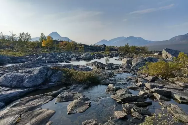 Beeindruckende Landschaft bei Rostahytta und Goldahytta in der Region Indre Troms.