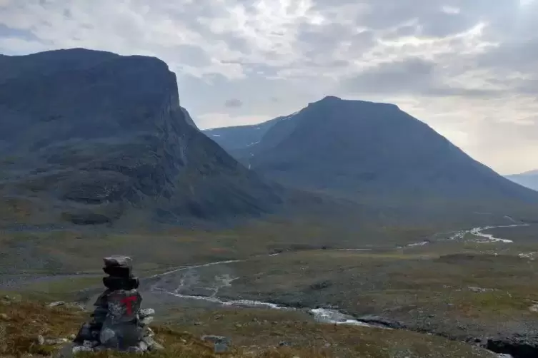 Die Stelle markiert das Dreil&auml;ndereck von Norwegen, Finnland und Schweden.