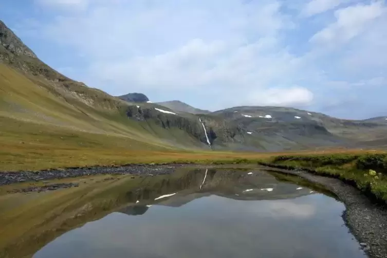 Das finnischen Kilpis hat Lukas auf der Reise in Richtung Nordkap durchwandert.